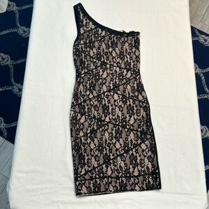 Black tight cocktail dress size Medium